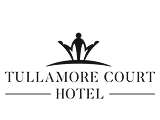 Tullamore Court Hotel logo depicting elegant lodging.